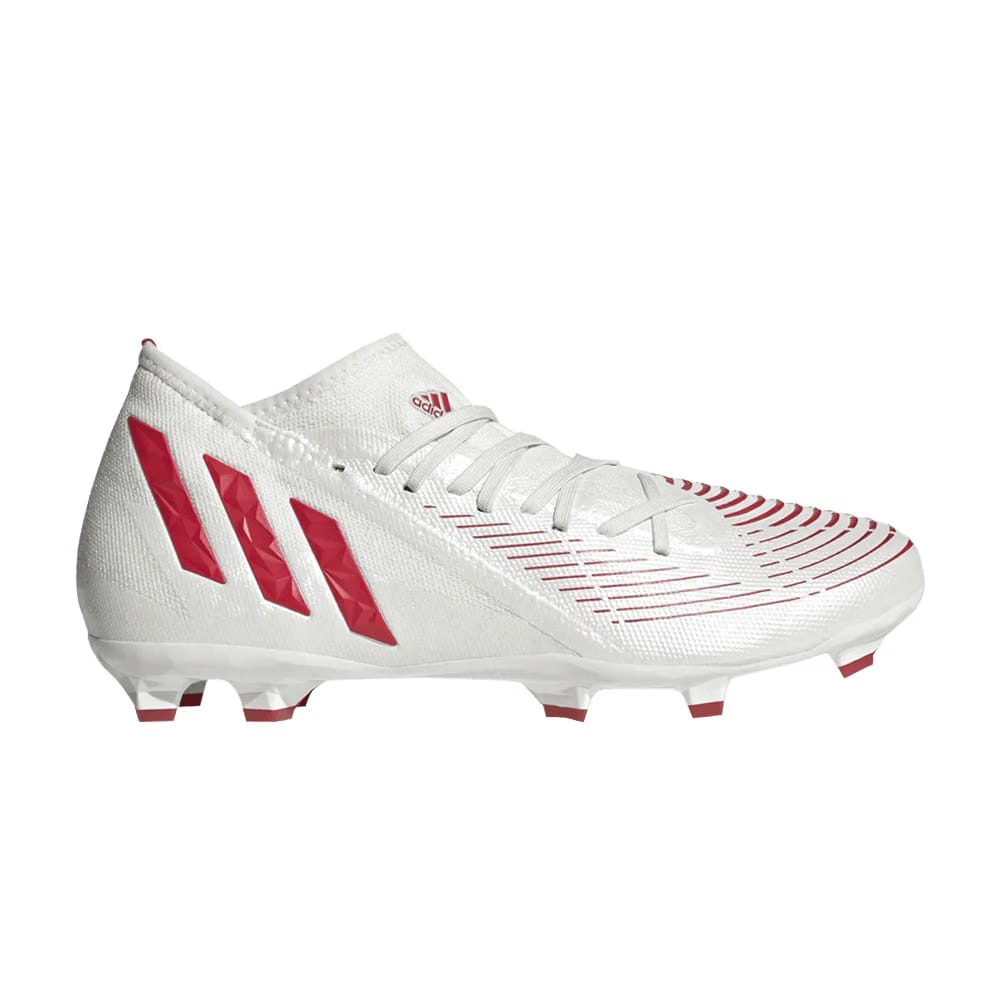 Adidas Predator Edge.3 FG Off White Vivid Red