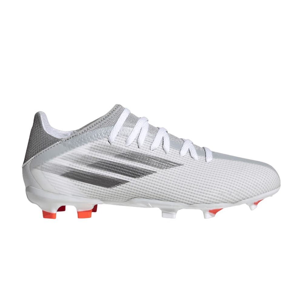 Adidas x Speedflow.3 FG J White Solar Red