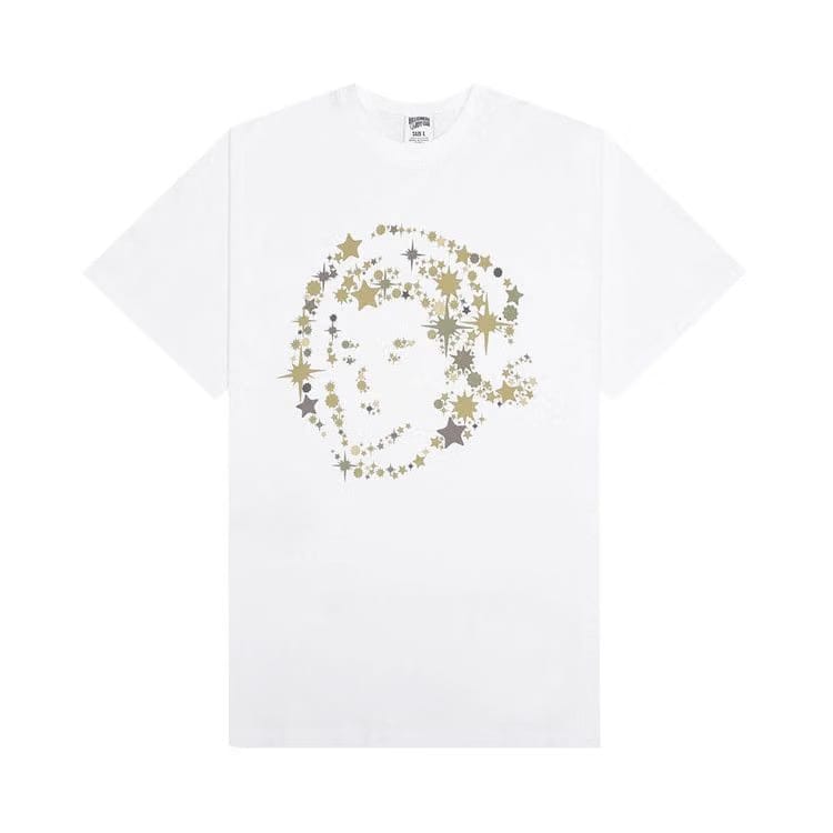 Billionaire Boys Club Astro Star Shorts-Sleeve T-Shirt Bleach White