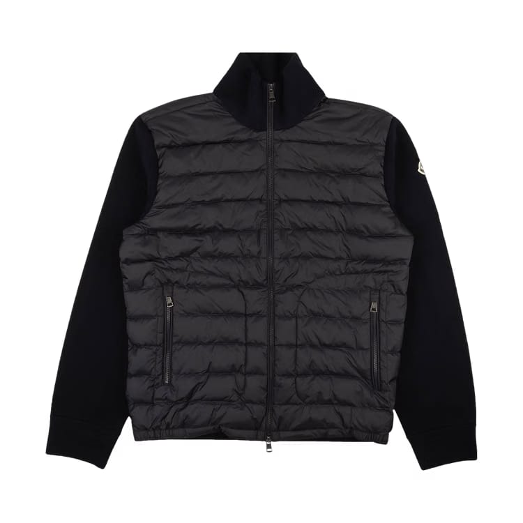 Moncler Tricot Down Filled Jacket Blue