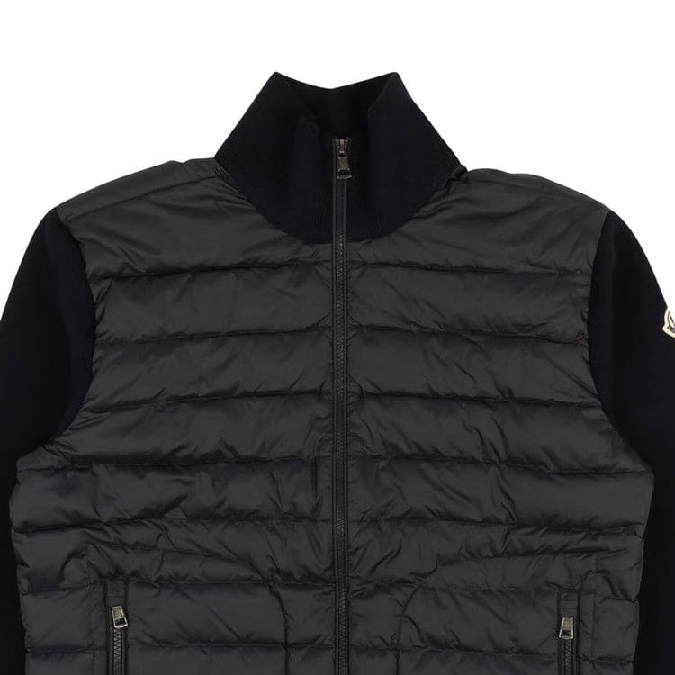 Moncler Tricot Down Filled Jacket Blue