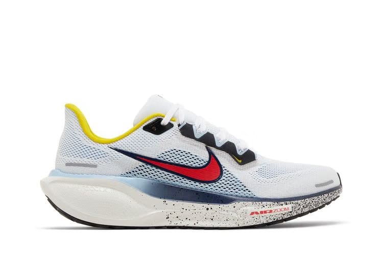 Air Zoom Pegasus 41 White Psychic Blue Red