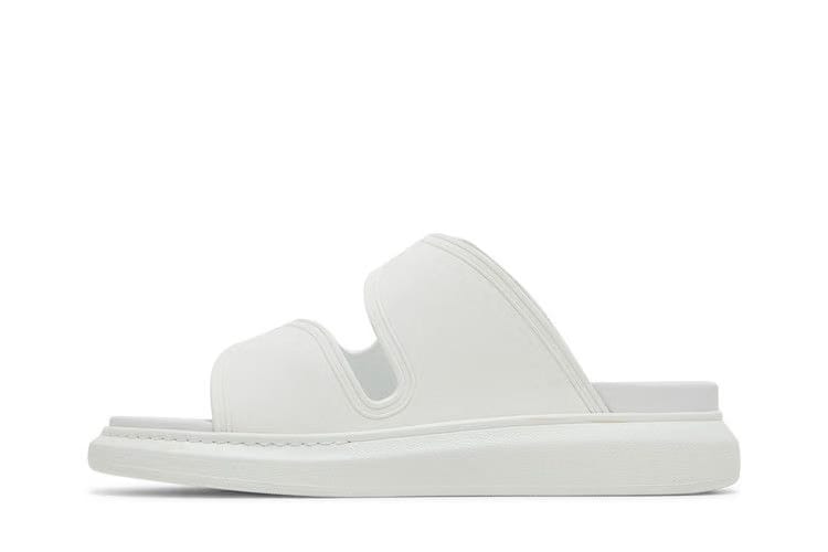 Alexander McQueen Hybrid Double Buckle Sandal New Ivory