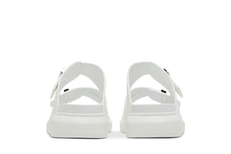 Alexander McQueen Hybrid Double Buckle Sandal New Ivory