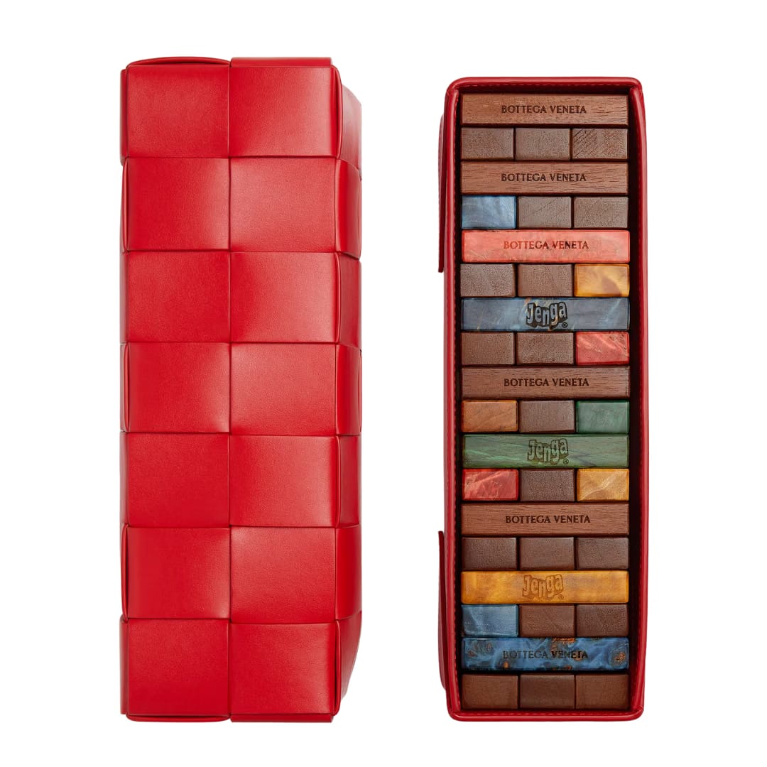 Bottega Veneta Jenga Game (Dark red)