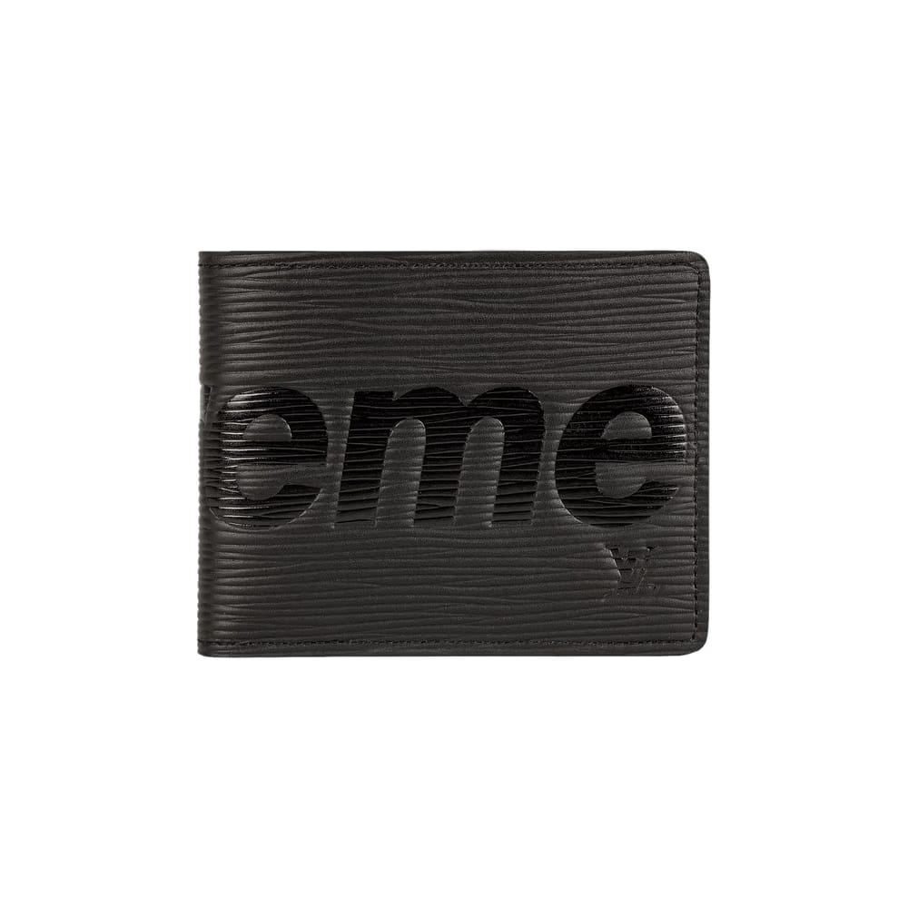 Louis Vuitton x Supreme Slender Wallet Black