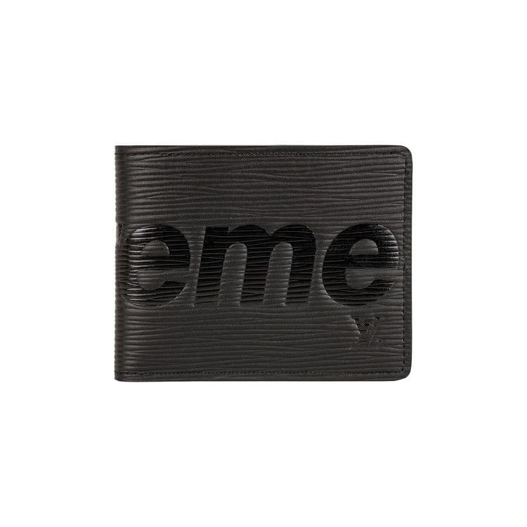 Louis Vuitton x Supreme Slender Wallet Black