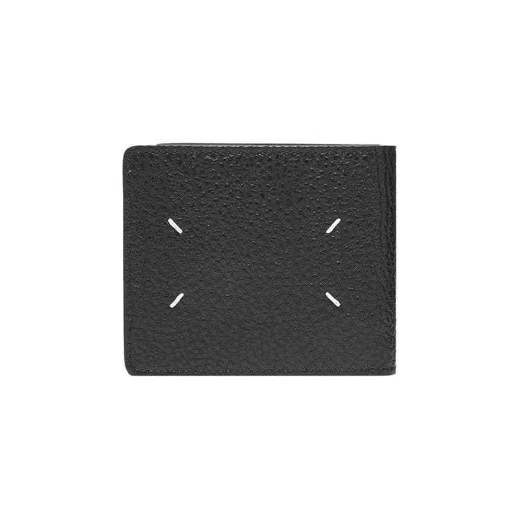 Maison Margiela Embossed Grain Bifold Black