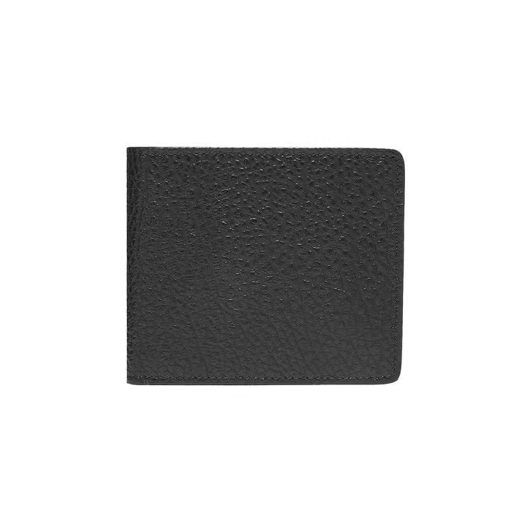 Maison Margiela Embossed Grain Bifold Black