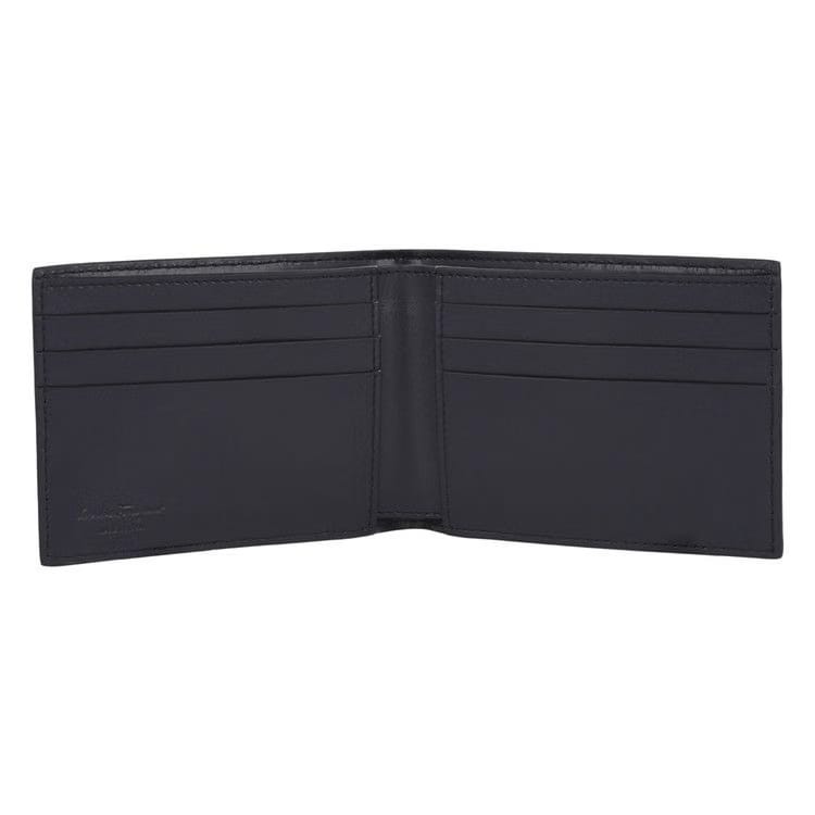 Ferragamo Crosta Bifold Wallet Blue