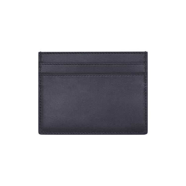 Saint Laurent Paris Card Case In Smooth Leather Midnight