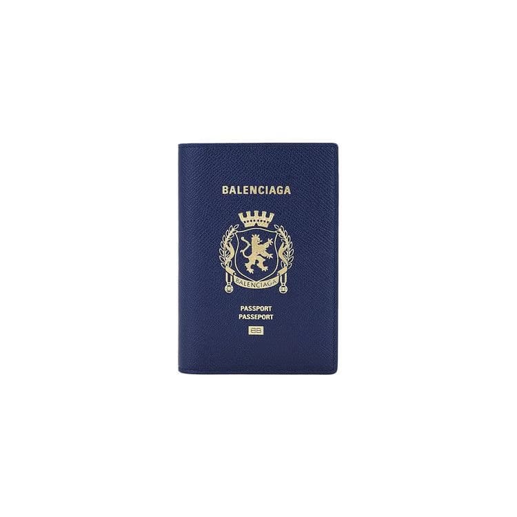 Balenciaga Passport Holder Blue