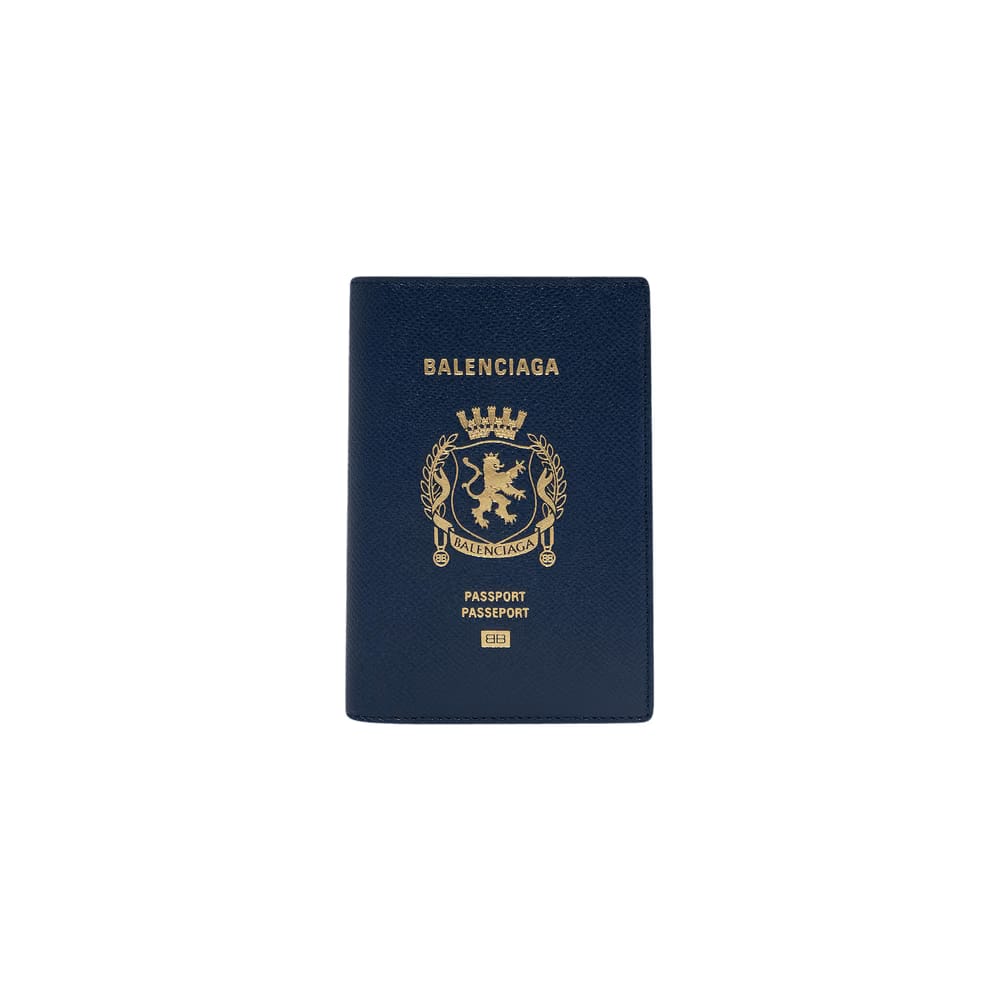 Balenciaga Passport Long Wallet 1 Blue
