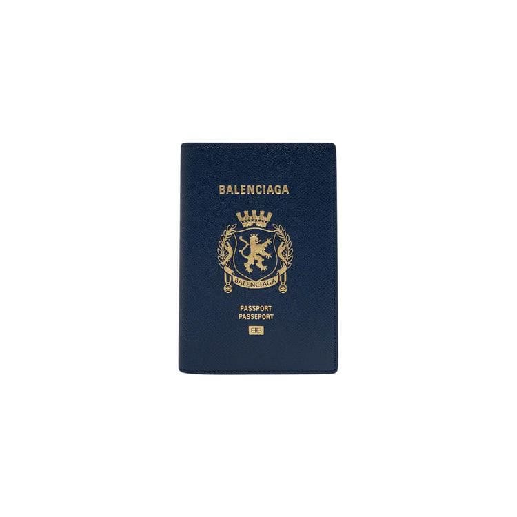 Balenciaga Passport Long Wallet 1 Blue