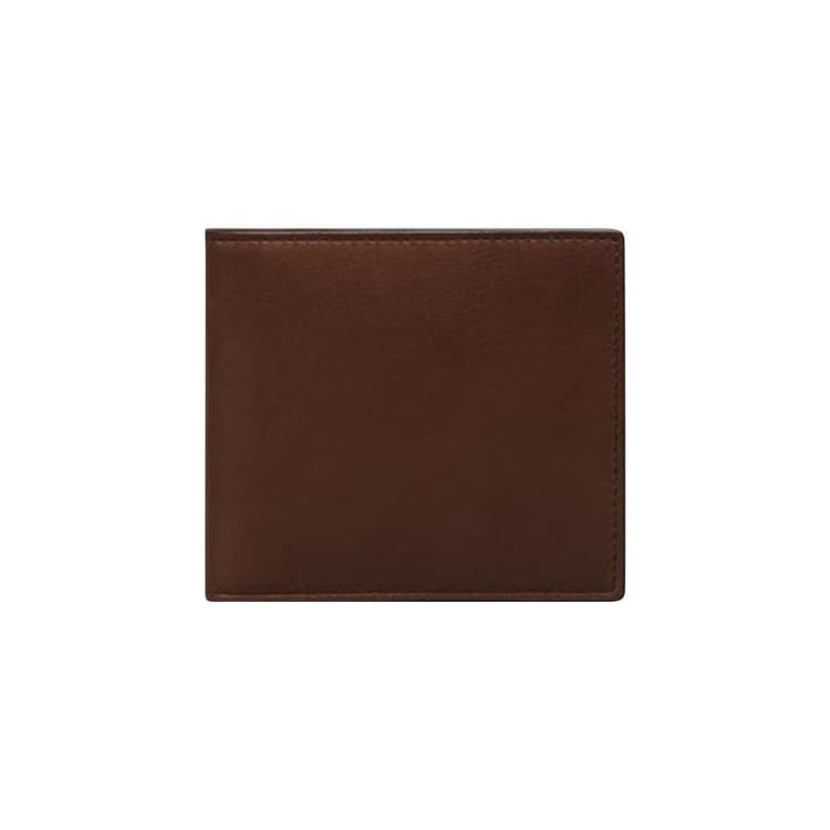 Thom Browne Billfold in Soft Calf Dark Brown