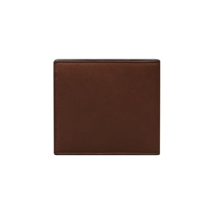 Thom Browne Billfold in Soft Calf Dark Brown
