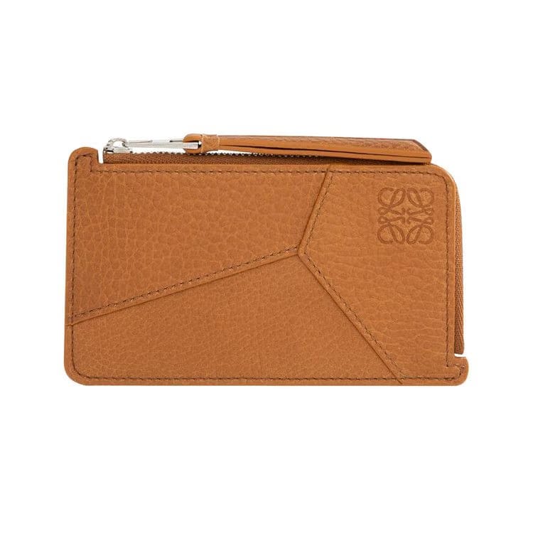 Loewe Puzzle Edge Coin Card Holder Light Canyon Brown