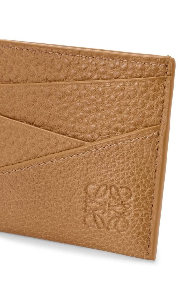 Loewe Puzzle Plain Card Holder Light Canyon Brown