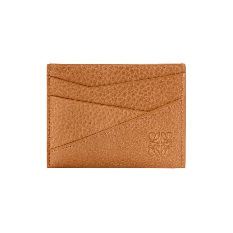 Loewe Puzzle Plain Card Holder Light Canyon Brown