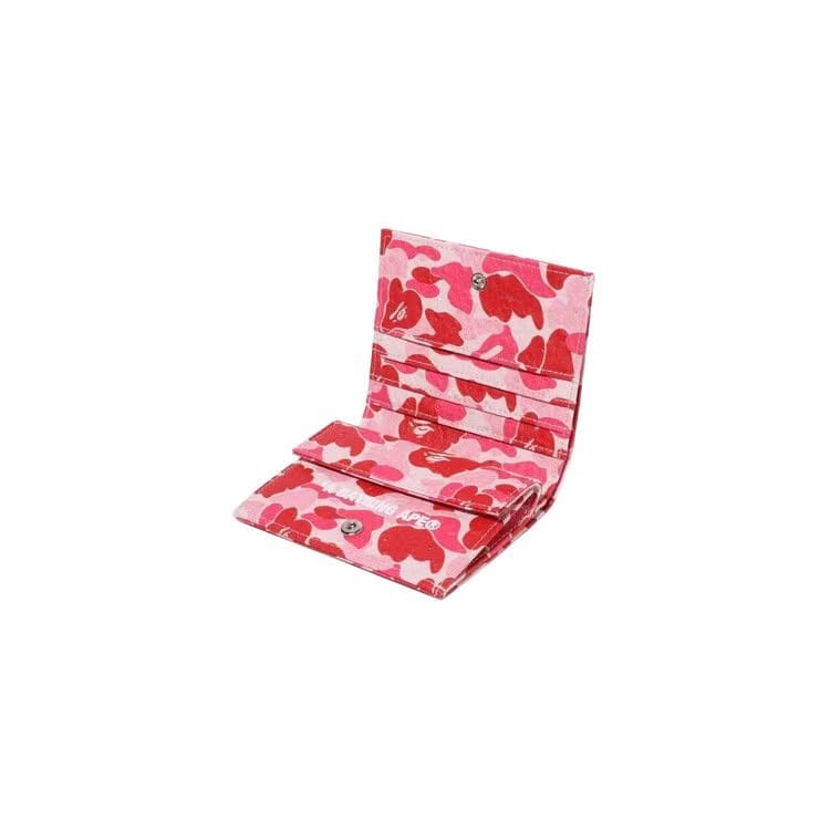 BAPE ABC Camo Mini Wallet Pink