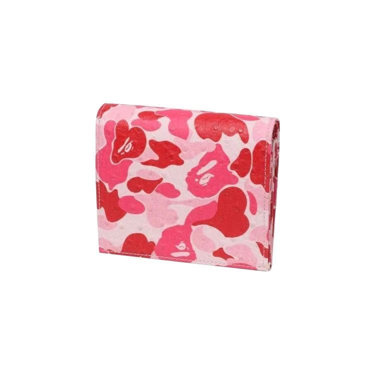 BAPE ABC Camo Mini Wallet Pink