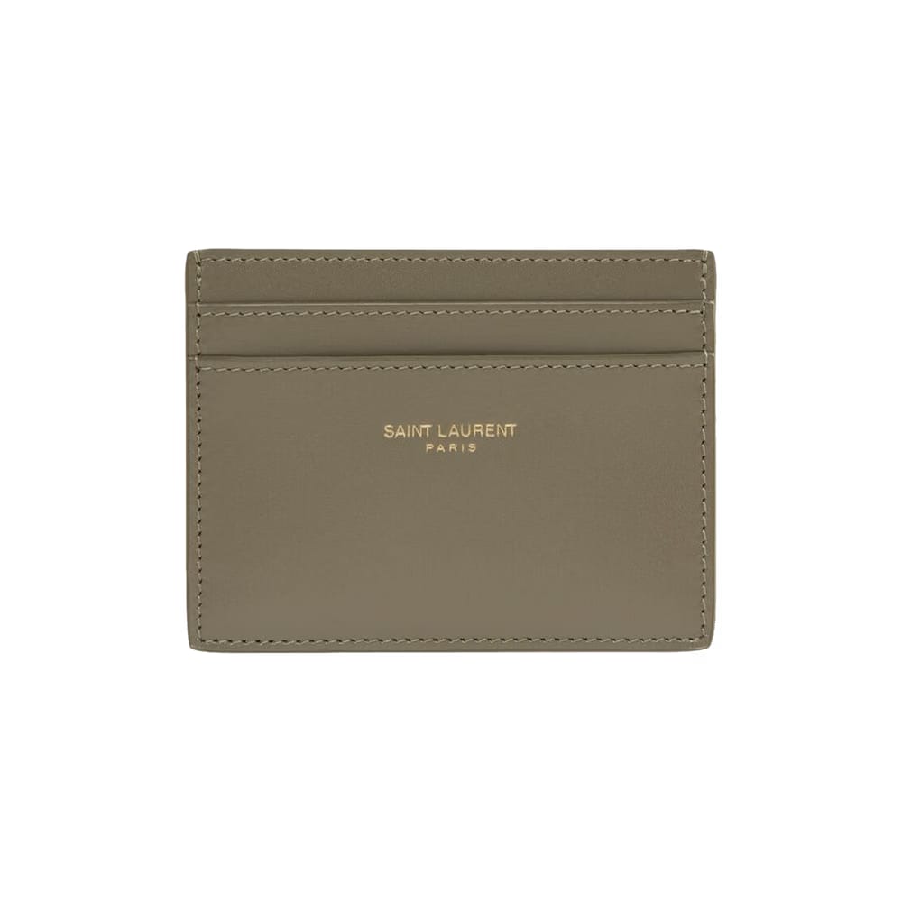 Saint Laurent Card Case Strong Moss