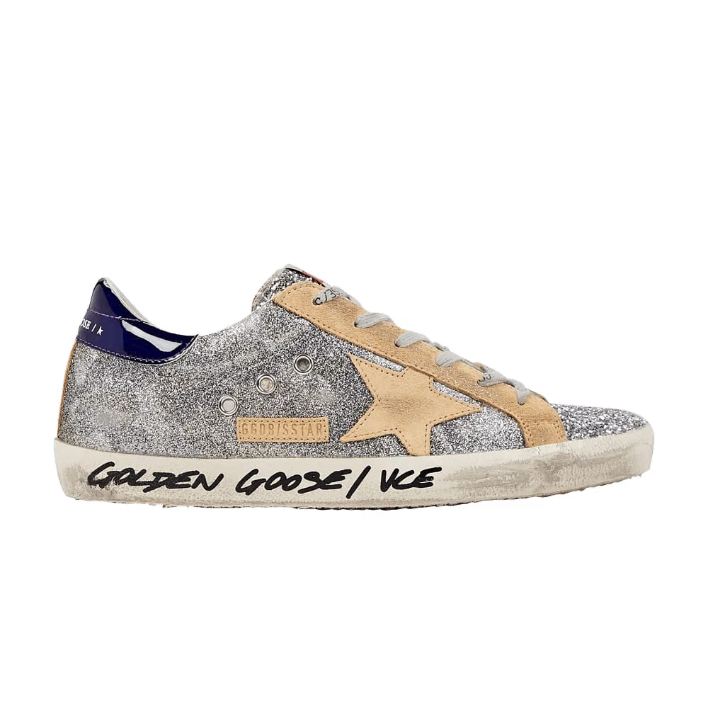 Golden Goose Wmns Superstar 'Camo Glitter - Silver'