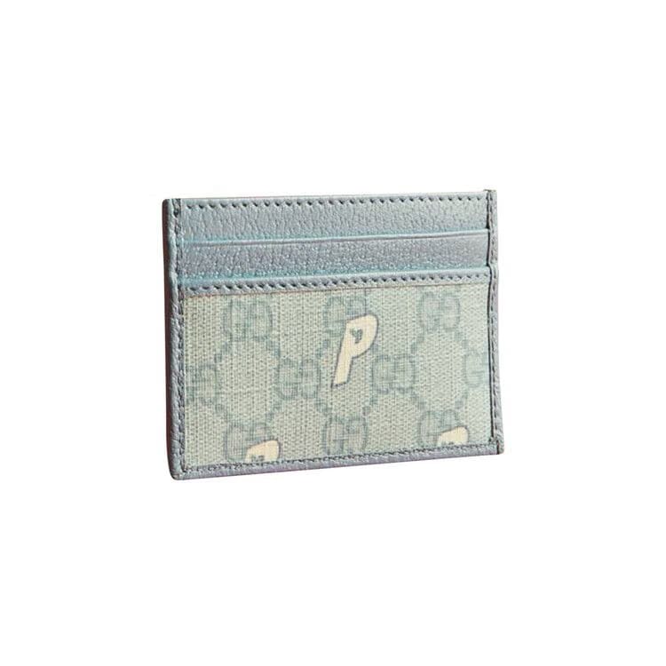 Gucci x Palace GG-P Supreme Card Case Pale Blue
