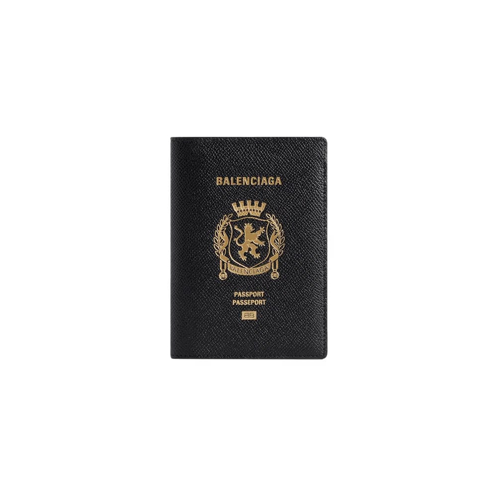 Balenciaga Passport Holder Black