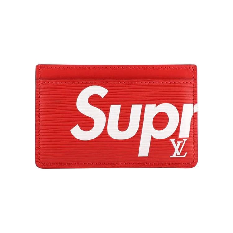 Louis Vuitton x Supreme Porte Carte Simple Red