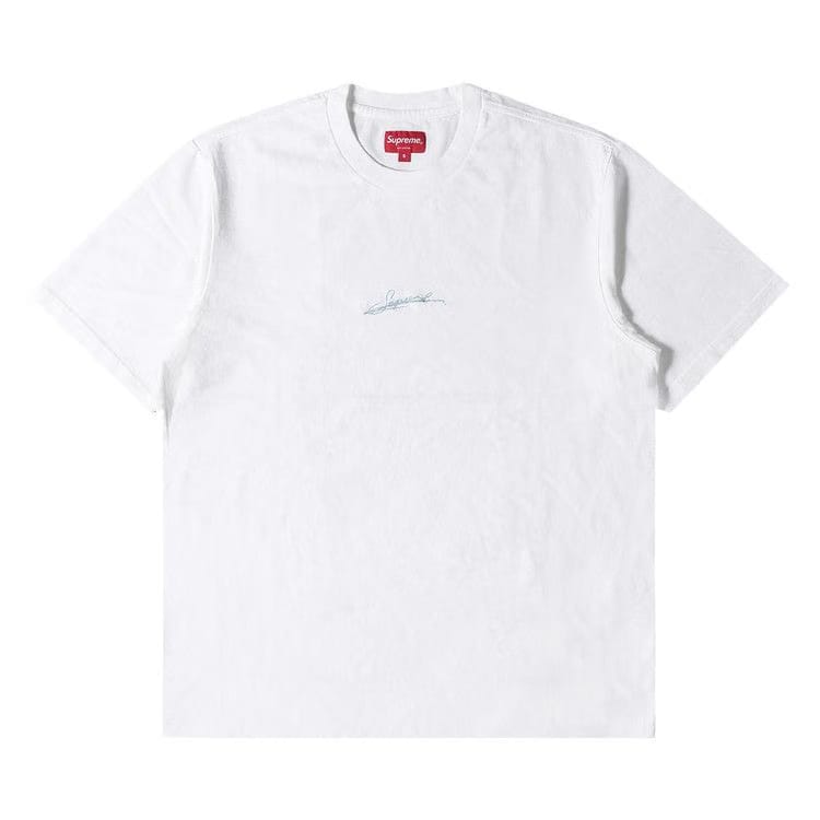 Supreme Signature Short-Sleeve Top White