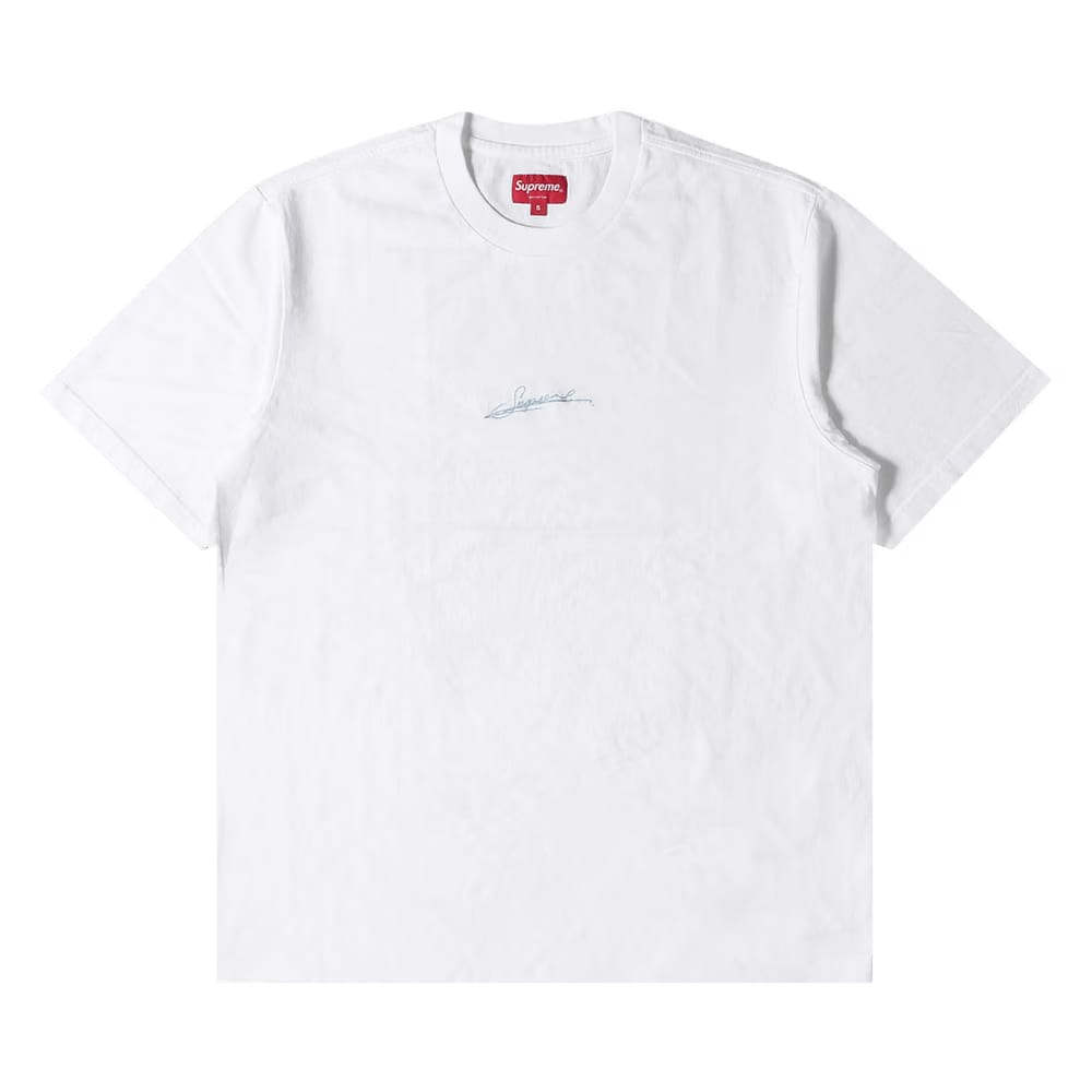 Supreme Signature Short-Sleeve Top White
