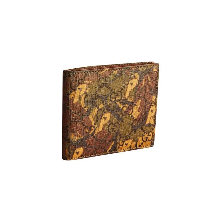 Gucci x Palace GG-P Supreme Bi-Fold Wallet Camouflage