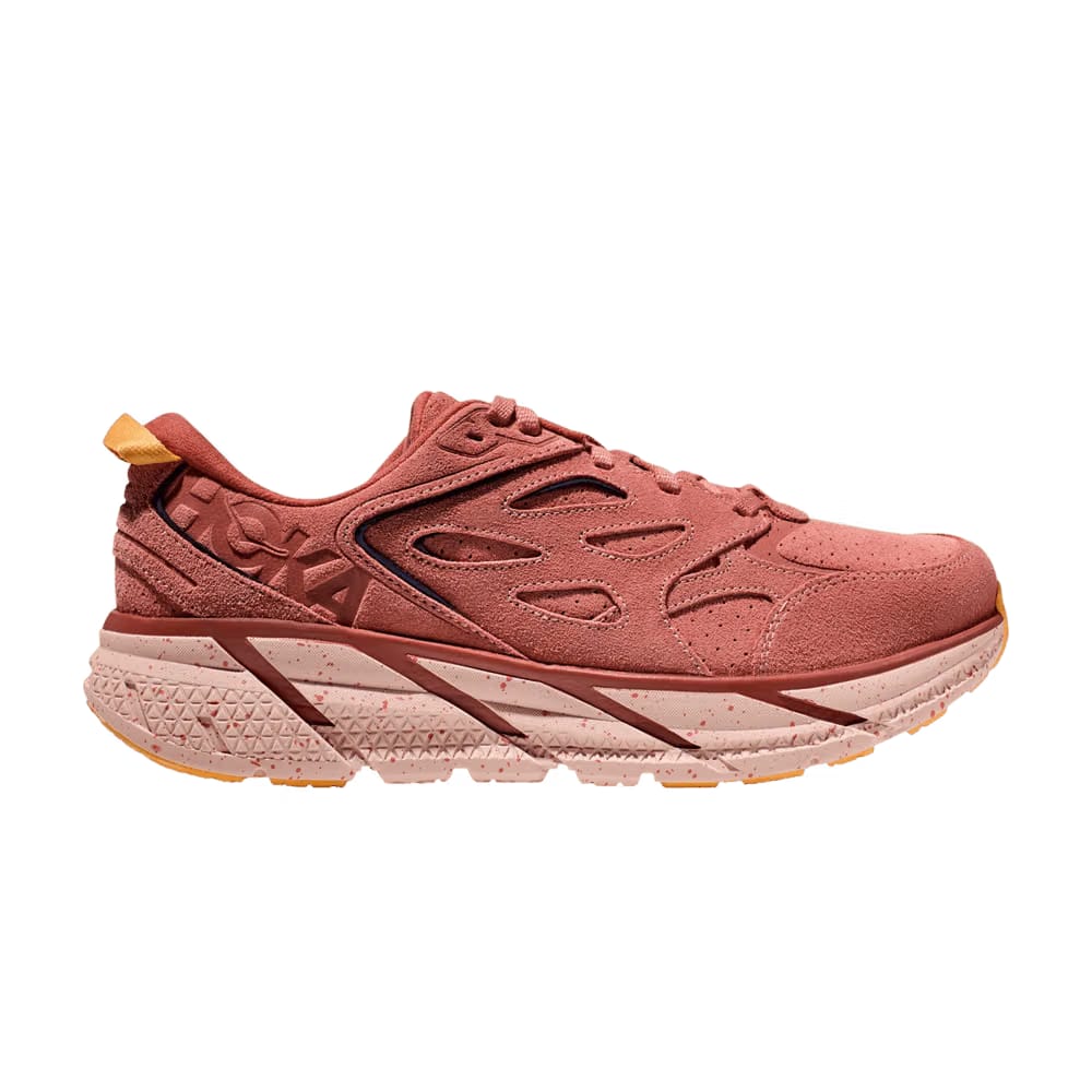 HOKA Clifton L Suede Earthenware Hot Sauce