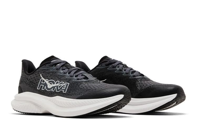 HOKA Mach 6 Kids Black White