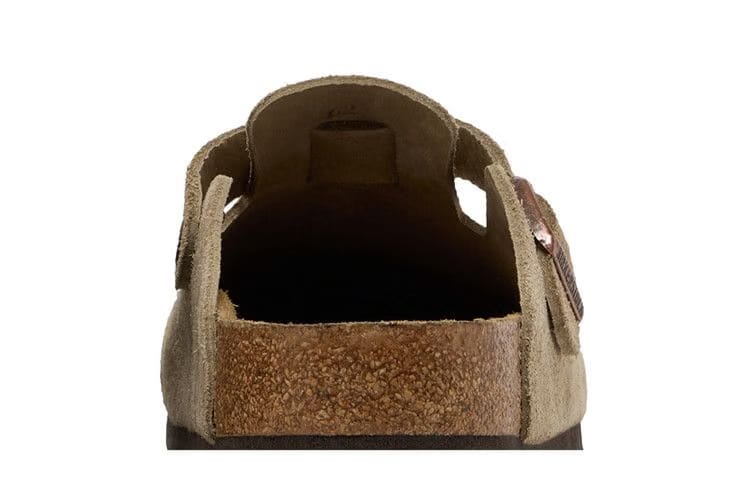 Birkenstock Boston Soft Footbed Suede Taupe