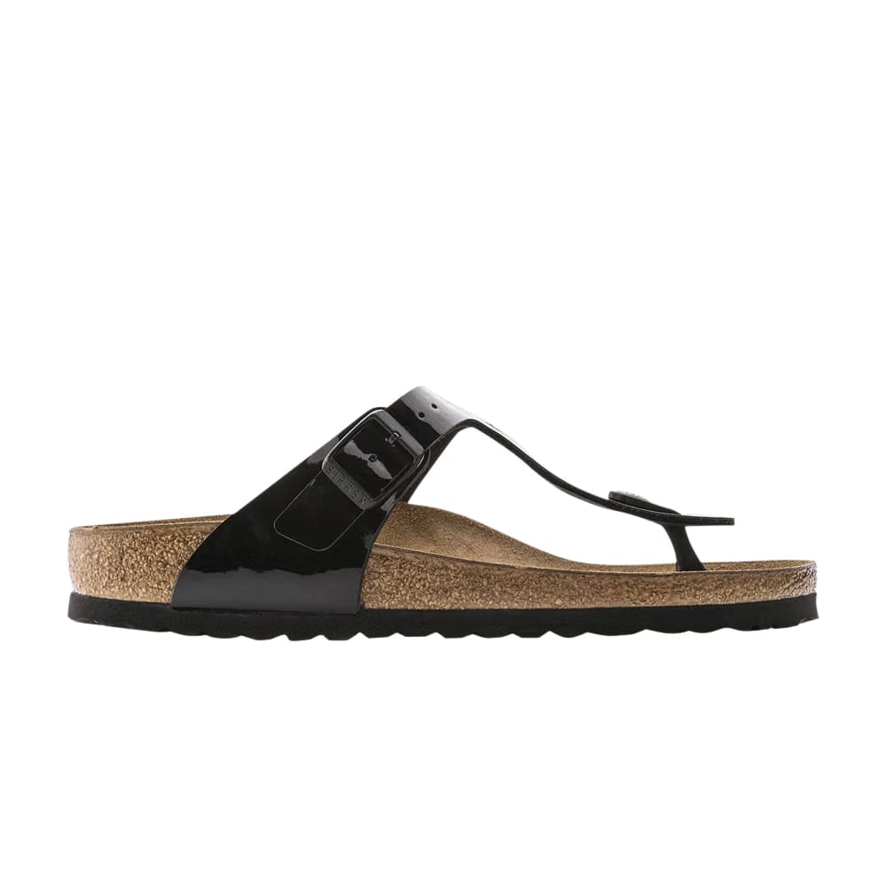 Birkenstock Wmns Gizeh Birko-Flor Patent 'Black'