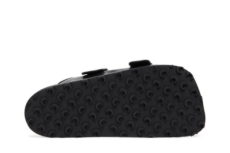 Marine Serre Wmns Leather Birk Sandal 'Black'