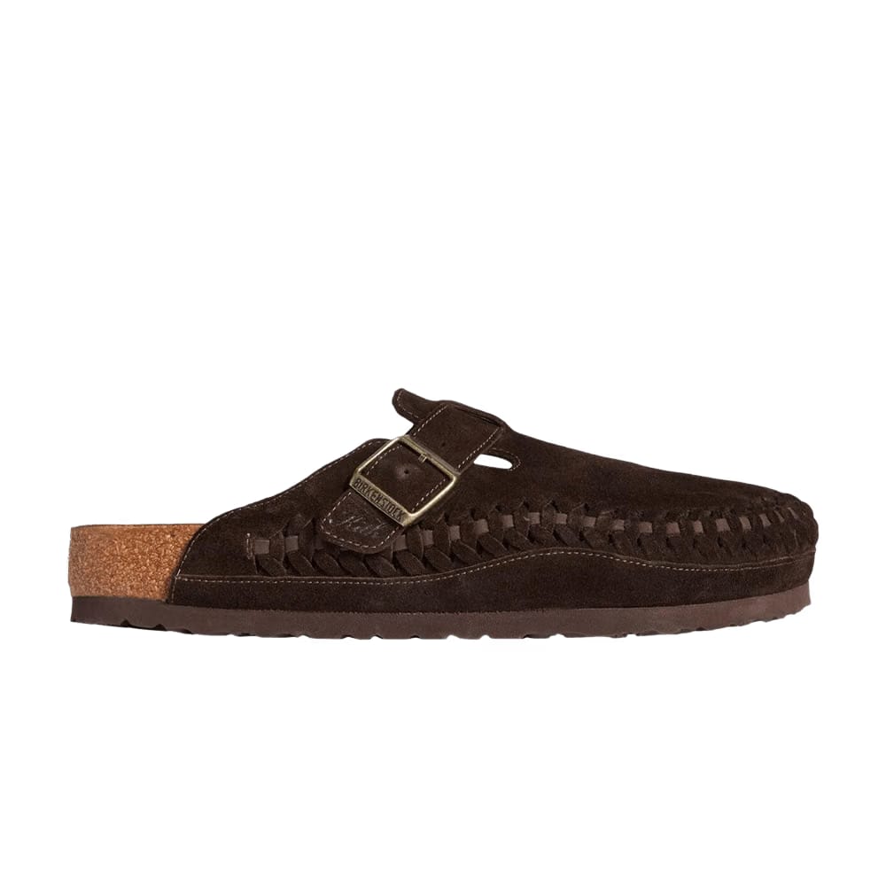 Kith x Birkenstock Boston Braided Mocca