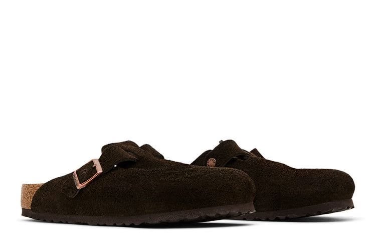 Birkenstock Boston Soft Footbed Suede Mocha