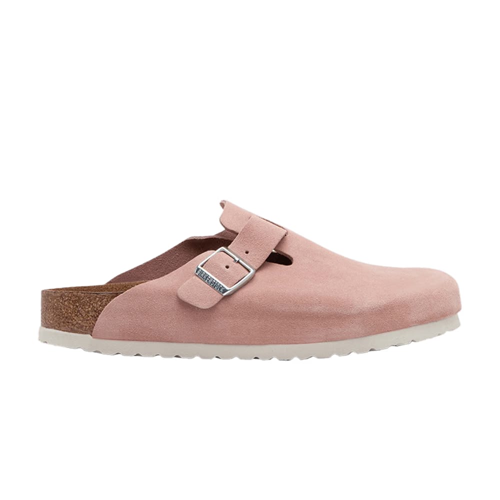 Birkenstock Boston Soft Footbed Suede Pink Clay