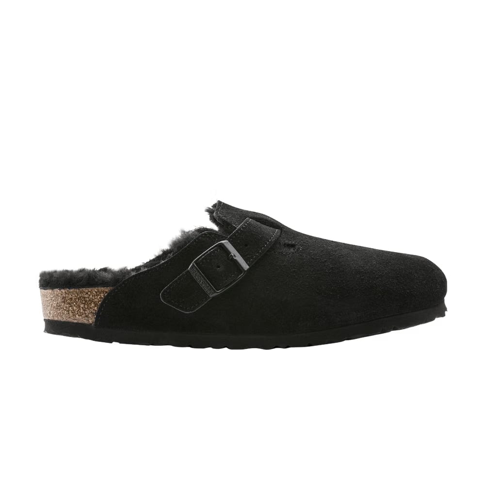 Birkenstock Boston Shearling Suede Black