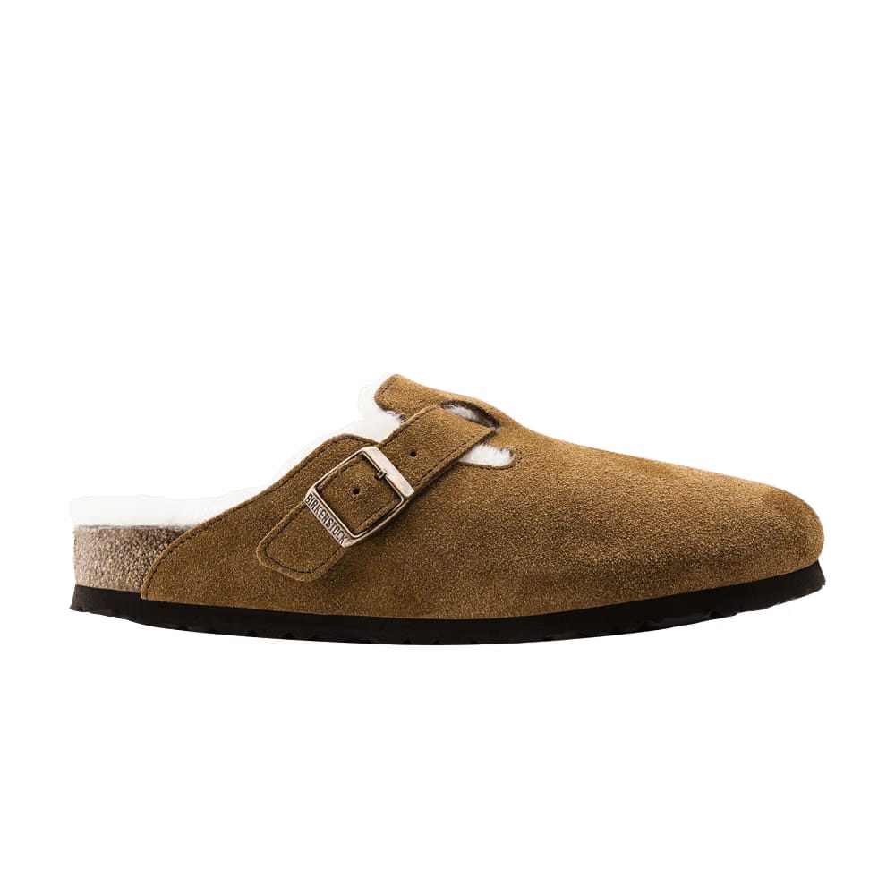 Birkenstock Boston Shearling Suede Mink