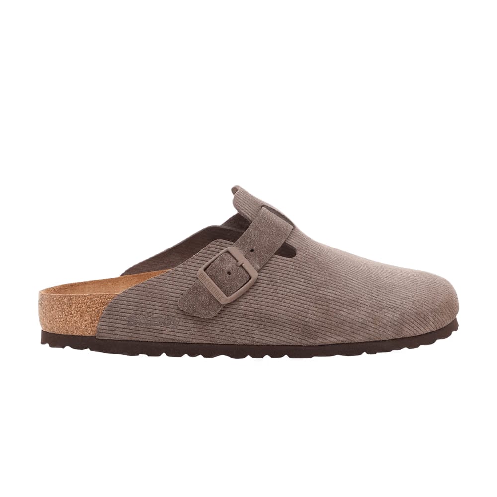 Stussy x Birkenstock Boston Corduroy Anthracite