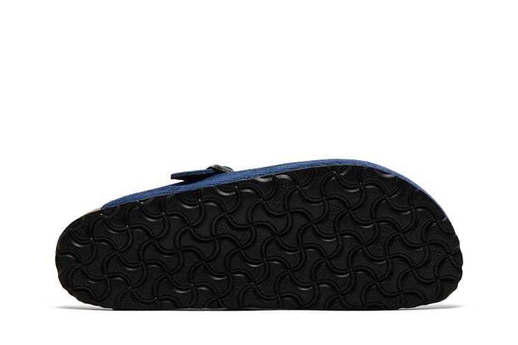 Birkenstock Boston Suede Embossed Corduroy Narrow Indigo