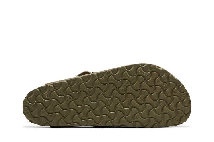 Birkenstock Boston Suede Leather Faded Khaki