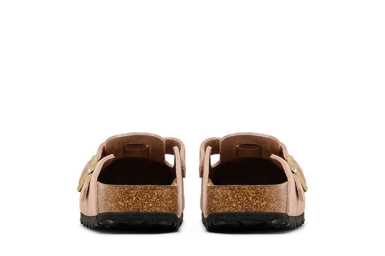Birkenstock Wmns Boston Suede Leather 'Light Rose'