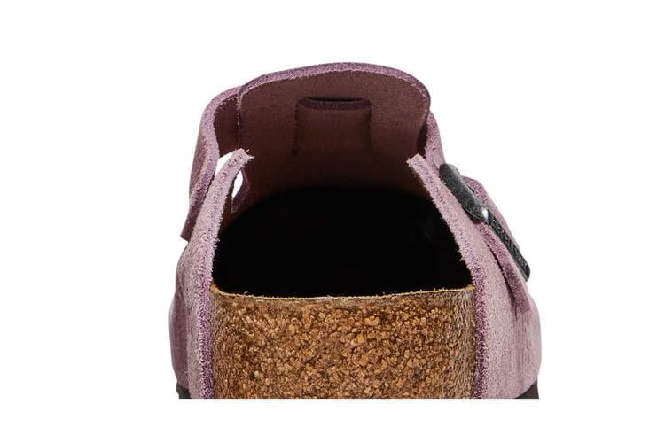 Stussy x Birkenstock Boston Shaggy Dusty Pink