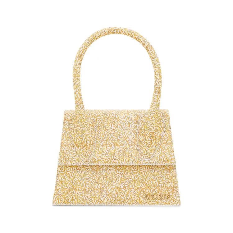 Jacquemus Le Grand Chiquito Handbag Orange Flowers