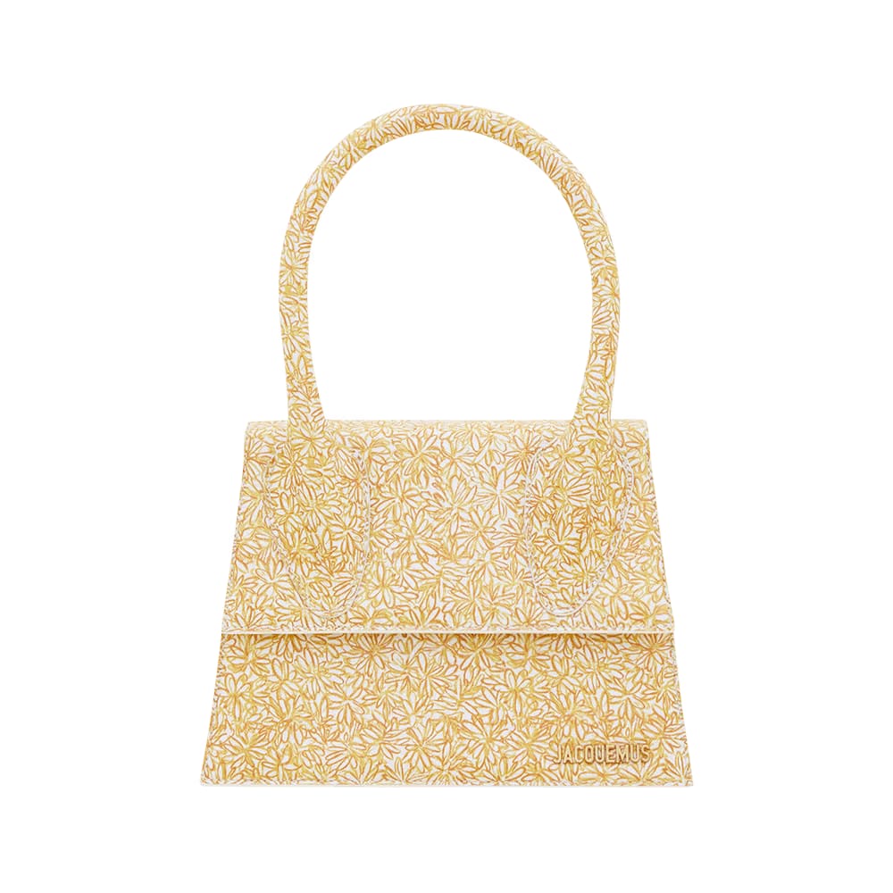 Jacquemus Le Grand Chiquito Handbag Orange Flowers